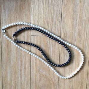 FreshWater Pearl Necklace BLACK ONLY